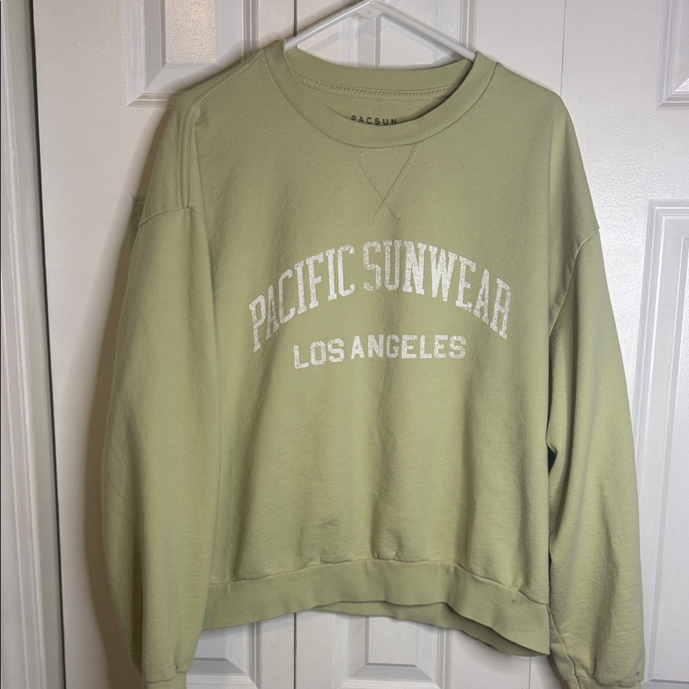 Pacific Sunwear Light Green Sweatshirt